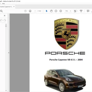 2004 Porsche Cayenne V8 4.5 L Service Manual - PDF DOWNLOAD