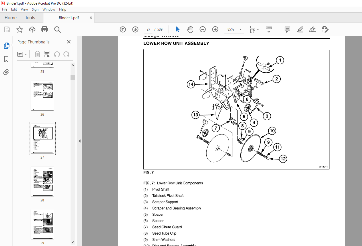 AGCO® NA 8792 8776 Planter SERVICE MANUAL 79034268 B - PDF DOWNLOAD ...