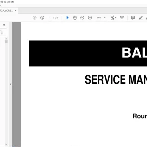 AGCO ®NA 5145 Round Baler Service Manual - PDF DOWNLOAD