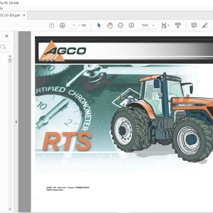 AGCO NA DTA Tractor Repair Time Schedule Manual 3378755M2 - PDF DOWNLOAD