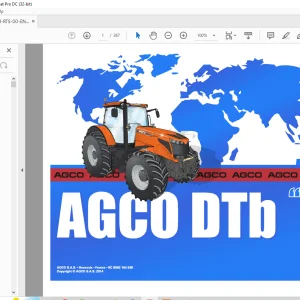 AGCO NA DTB Series DT205B DT225B DT250B DT275B Tier 3 Repair Time Schedule Manual 4346481M2 - PDF DOWNLOAD