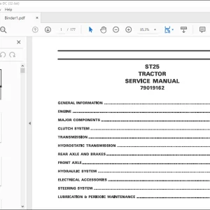 AGCO NA ST25 tractors Service Manual 79019162 - PDF DOWNLOAD