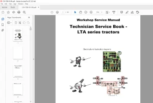 AGCO® NA LTA series tractors Technician Service Book Workshop Service Manual -  PDF DOWNLOAD