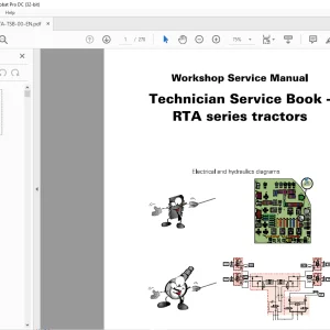 AGCO® NA RTA series tractors Technician Service Book Workshop Service Manual - PDF DOWNLOAD