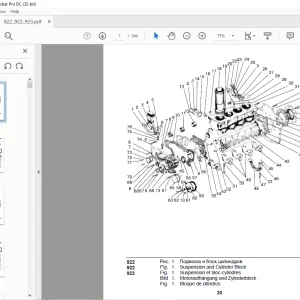 Belarus 822 922 923 Tractor Parts Catalogue Manual - PDF DOWNLOAD