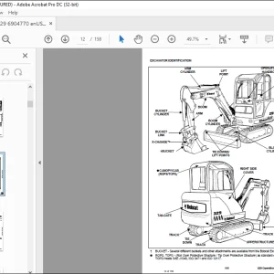 Bobcat  Compact Excavator 329 Operation & Maintenance Manual 6904770  - PDF DOWNLOAD