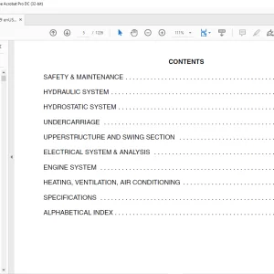 Bobcat 435 Compact Excavator Service Manual 6986749 (7-11) -  PDF DOWNLOAD