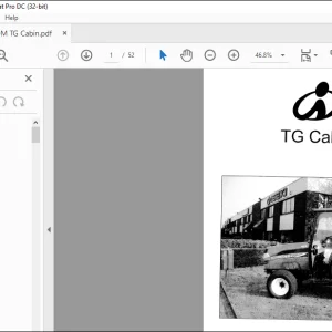 ISEKI TRACTORS TG Cabin Operation Manual - PDF DOWNLOAD