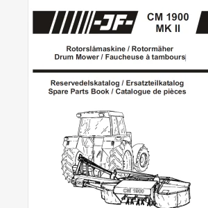 JF STOLL CM 1900 MK Drum Mower Parts Manual PDF DOWNLOAD