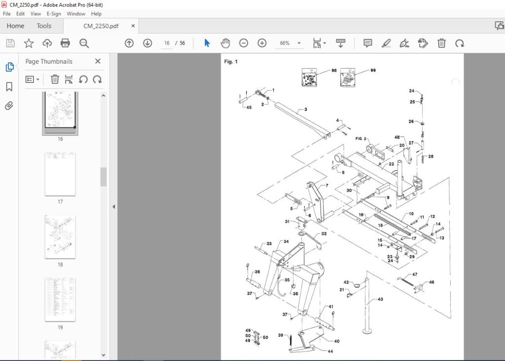 JF STOLL CM 2250 Drum Mower Parts Manual PDF DOWNLOAD - HeyDownloads ...