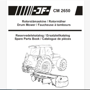 JF STOLL CM 2650 Drum Mower Parts Manual PDF DOWNLOAD