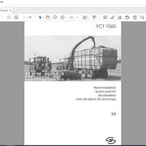 JF STOLL FCT 1060 Parts Manual PDF DOWNLOAD