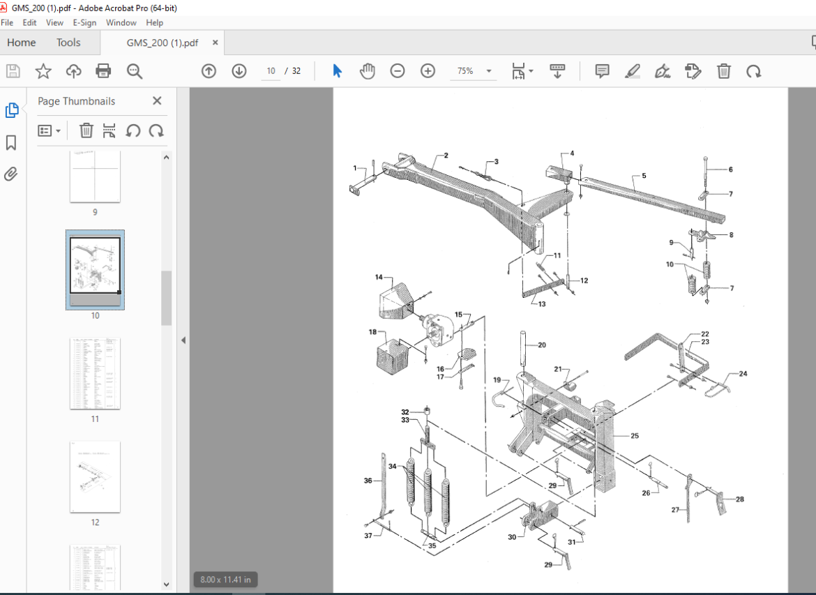 JF STOLL GMS 200 Disc Mower Parts Manual PDF DOWNLOAD - HeyDownloads ...