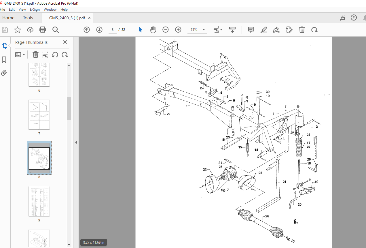 JF STOLL GMS 2400 S Disc Mower Parts Manual PDF DOWNLOAD - HeyDownloads ...