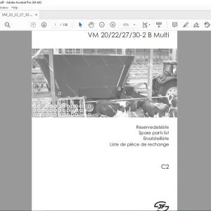 JF STOLL VM 20 22 27 30-2 B Multi Parts Manual PDF  DOWNLOAD