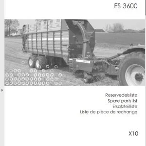 JF Stoll ES 3600 Parts Manual PDF DOWNLOAD