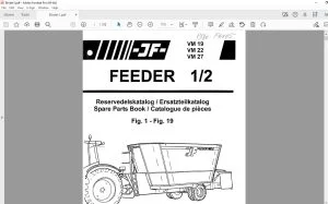 JF Stoll Feeder 1 2  VM 19 VM 22 VM 27 Parts  Manual PDF DOWNLOAD