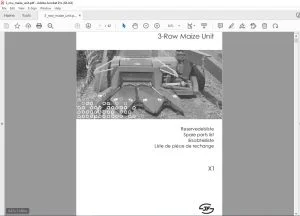 JF Stoll X1 3-Row Maize Unit Parts  Manual PDF DOWNLOAD