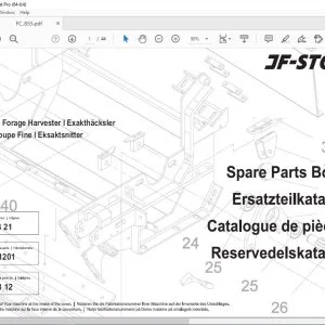 JF stoll FC 855 Precision Chop Forage Harvester Parts Manual DOWNLOAD