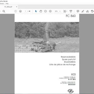 JF stoll FC 860  Parts  Manual PDF DOWNLOAD