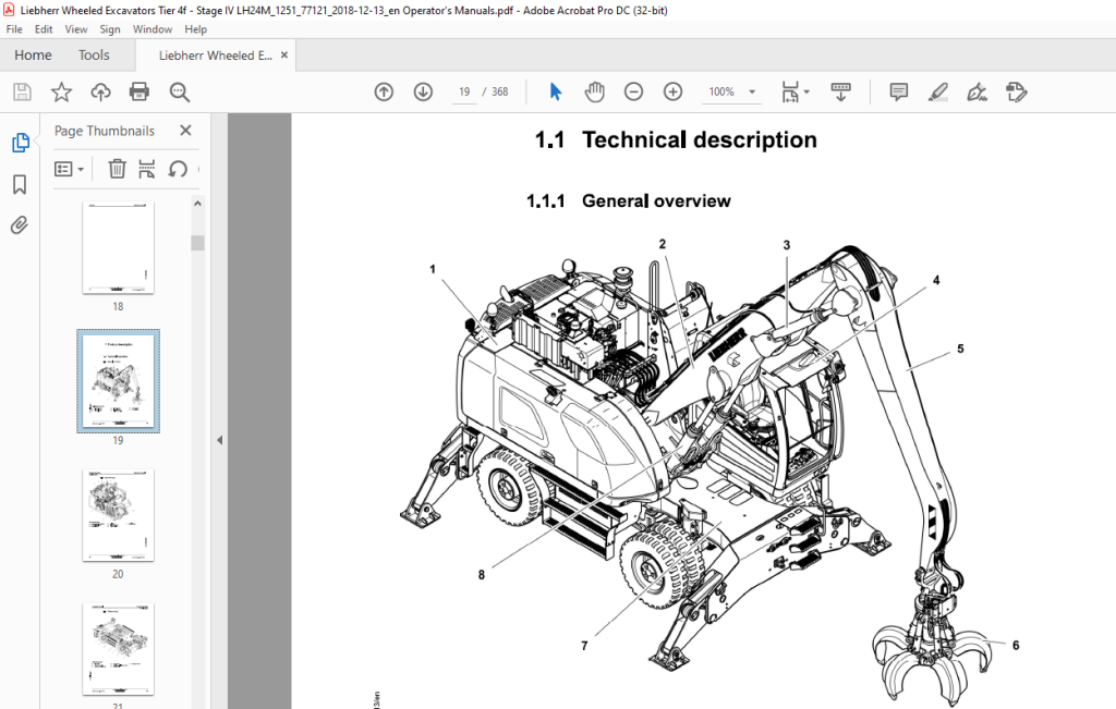 Liebherr LH 24 M Litronic 1251 Machine For Industrial Applications ...