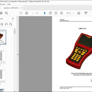 Liebherr LMMS 2010 Operating Instructions Manual -  PDF DOWNLOAD