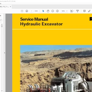 Liebherr R 996 Litronic Hydraulic Excavator Service Manual - PDF DOWNLOAD