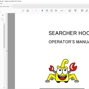 Maeda SEARCHER HOOK Operation Manual - PDF DOWNLOAD
