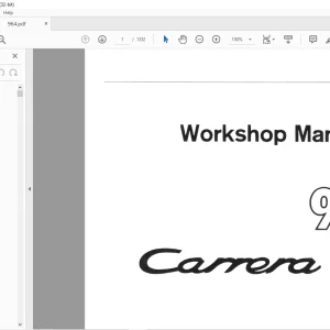Porsche 911 Carrera 4 Workshop Manual - PDF DOWNLOAD