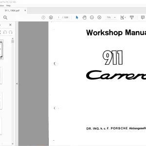 Porsche 911 Carrera Workshop Manual - PDF DOWNLOAD