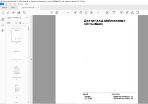 Raymond Forklift 20i 21i 21i PLUS Operation & Maintenance Instruction Manual - PDF DOWNLOAD