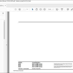 Raymond Forklift 8310 8410 8510 8610 Schematics Manual 1152122-001D - PDF DOWNLOAD