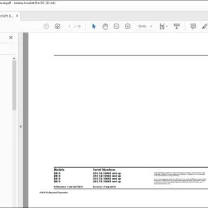 Raymond Forklift 8310 8410 8510 8610 Schematics Manual - PDF DOWNLOAD