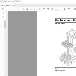Raymond Lift-Rite SpinGo Replacement Parts Manual -  PDF DOWNLOAD