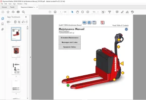 Raymond Walkie 102XM Maintenance Manual SN 102-03-00500 and up - PDF DOWNLOAD