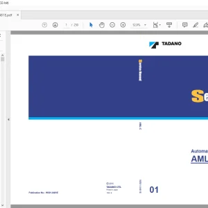 Tadano AML-C Automatic Moment Limiter Service Manual W301-0481E - PDF DOWNLOAD
