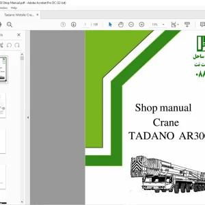 Tadano Faun AR 300 Crane Shop Manual - PDF DOWNLOAD (Dutch)