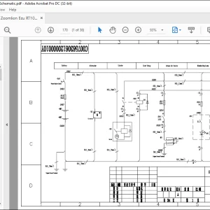 Zoomlion Ecu RT100 Electric Schematic Manual - PDF DOWNLOAD