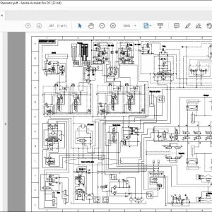 Zoomlion Lower RoughTerrain Crane RT55-2 Hydraulic Shematic Manual - PDF DOWNLOAD