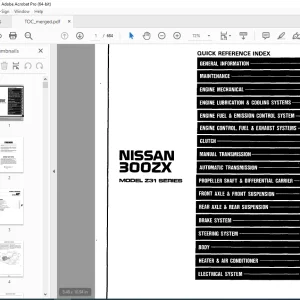 1984 NISSAN 300ZX Z31 Series Service Manual PDF DOWNLOAD
