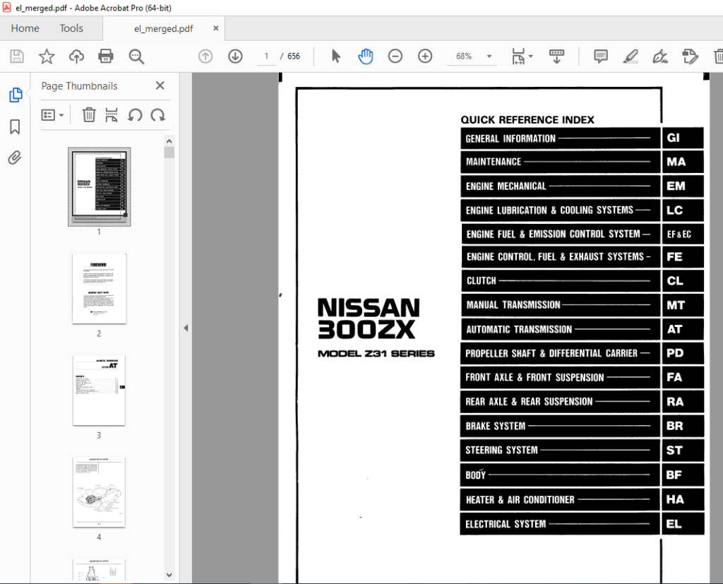 1985 NISSAN 300ZX Z31 Series Service Manual PDF DOWNLOAD HeyDownloads