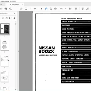 1985 NISSAN 300ZX Z31 Series Service Manual PDF DOWNLOAD