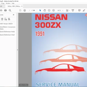 1991 NISSAN 300ZX Z32 Series Service Manual PDF DOWNLOAD