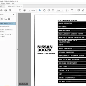 1993 NISSAN 300ZX Z32 Series Service Manual PDF DOWNLOAD