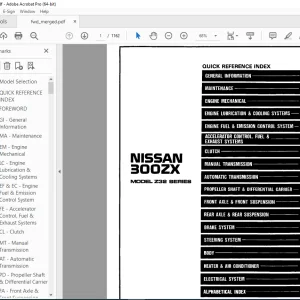1994 NISSAN 300ZX Z32 Series Service Manual PDF DOWNLOAD