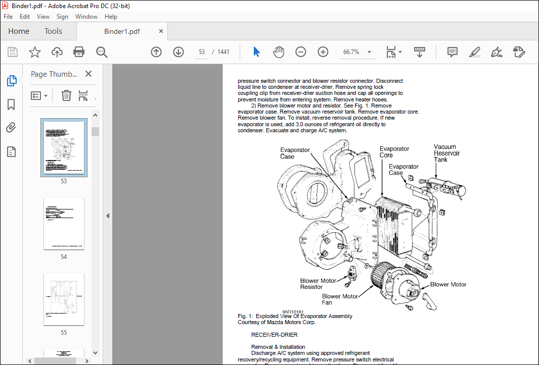 1996 Mazda B3000 Pickup Truck Service Manual - PDF DOWNLOAD ...