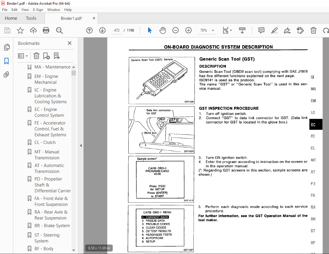 1996 Nissan 240sx S14 Series Service Manual Pdf Download - Heydownloads 