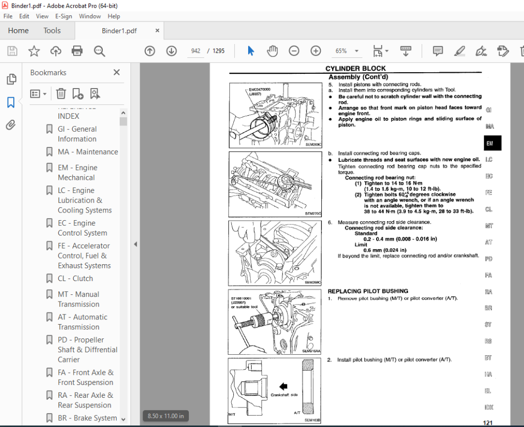 1997 NISSAN 240SX S14 Series Service Manual PDF DOWNLOAD - HeyDownloads ...