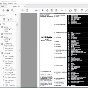 2016 NISSAN 370Z Z34 Series Service Manual PDF DOWNLOAD