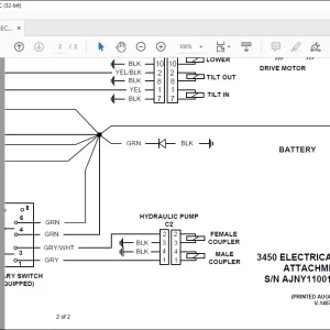 Bobcat 3450 Electrical Manual V-1407 - PDF DOWNLOAD